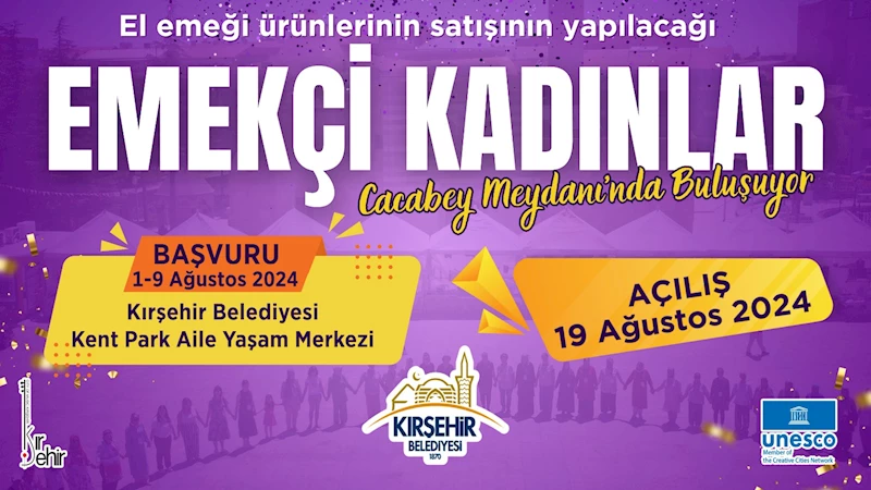 KADIN EMEK PAZARI İÇİN BAŞVURULAR 1-9 AĞUSTOS’TA ALINACAK