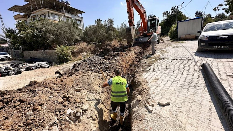 DEFNE AŞAĞI HARBİYE MAHALLESİ’NE ATIK SU HATTI