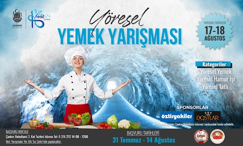 TUZFEST Yöresel Yemek Yarışması İçin Başvurular Başladı