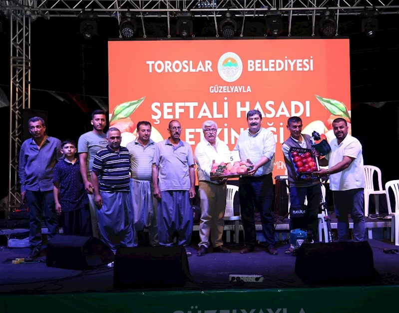 TOROSLAR BELEDİYESİ ŞEFTALİ HASAT ŞENLİĞİ DÜZENLEDİ