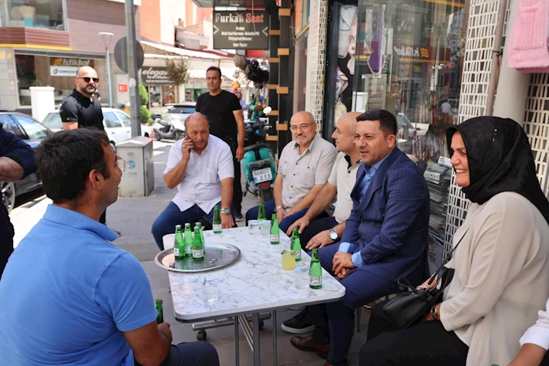 Belediye Başkanı Rasim Arı, Esnaf Ziyaretlerinde Bulundu