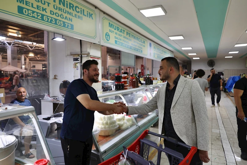 Başkan Yardımcıları İler Ve Kırşehirli Pazar Esnafının Taleplerini Dinledi