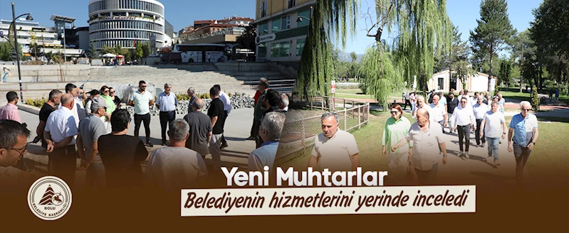 MERKEZ MAHALLE MUHTARLARINA ‘HİZMET TANITIM GEZİSİ’ DÜZENLENDİ