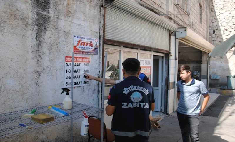 Büyükşehir Zabıta’dan Otoparklarda Denetim