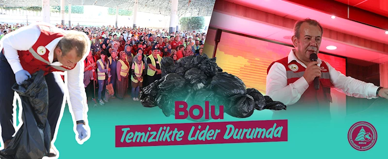 BOLU BELEDİYESİ TEMİZLİK SEFERBERLİĞİNDE TAM KADRO SAHADAYDI