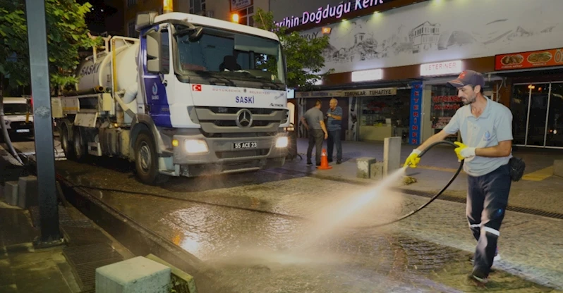 SASKİ ekipleri yoğun mesaisine devam ediyor