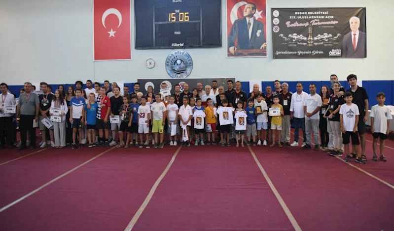 Keşan Belediyesi XIX. Uluslararası Açık Satranç Turnuvası’nda Kupa Sahibini Buldu