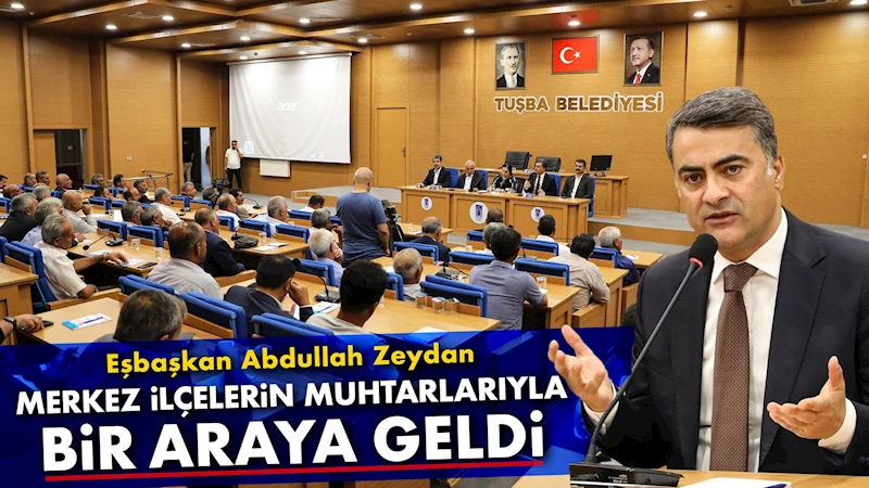 Eşbaşkan Zeydan Merkez İlçelerin Muhtarlarıyla Bir Araya Geldi