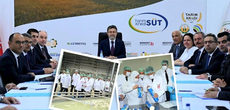 BAKAN YUMAKLI: “SÜT KONUSUNU MENFAATLERİ İÇİN İSTİSMAR EDENLERE KARŞI İNCELEME BAŞLATTIK “