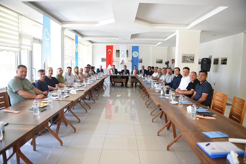 BASKİ, muhtarlarla Ayvalık’ın su sorununu görüştü