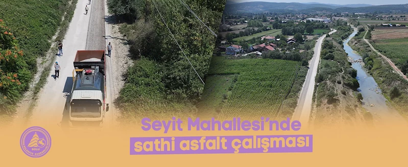 Yerleşim alanı dışında kalan yollar toz ve çamurdan kurtuluyor