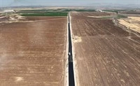 Derik İlçesinde Sıcak Asfalt Çalışması
