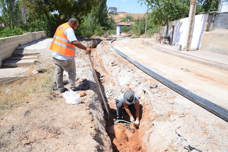 ASBESTLİ BORULARIN DEĞİŞİMİ GERÇEKLEŞTİRİLİYOR