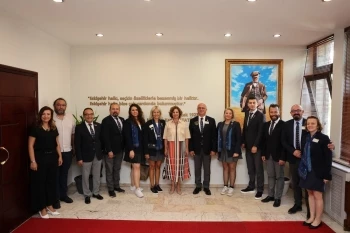 BAŞKAN ÜNLÜCE, ROTARY TEMSİLCİLERİYLE BİRARAYA GELDİ