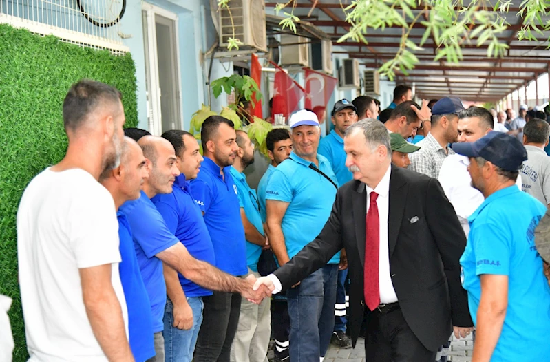 İŞÇİLERLE BİRARAYA GELEN BAŞKAN BALABAN’DAN PROMOSYON MÜJDESİ