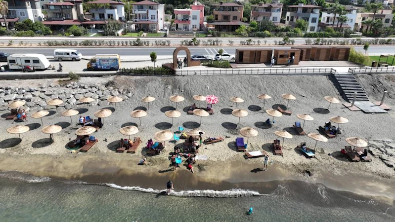 ARSUZ’DA YENİ PLAJ ÇALIŞMASI TAMAMLANDI