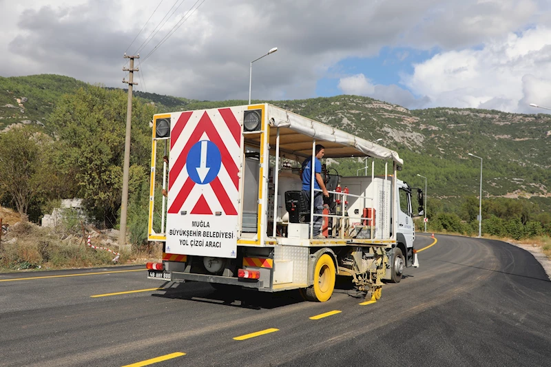 Büyükşehir Ekipleri 10 bin 109 km Çizgi Çalışması Yaptı