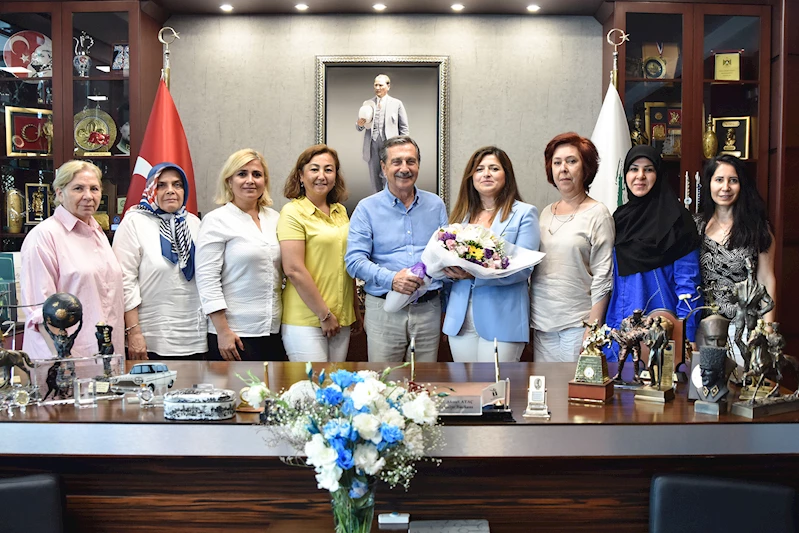 CHP TEPEBAŞI KADIN KOLLARINDAN BAŞKAN ATAÇ