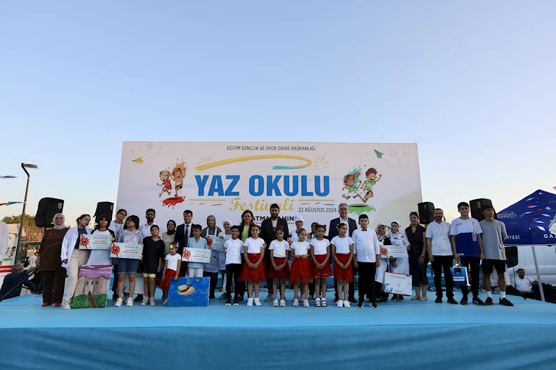 GAZİANTEP BÜYÜKŞEHİR GASMEK “YAZ OKULU FESTİVALİ” DÜZENLEDİ