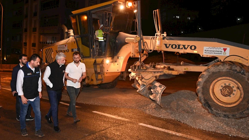 Başkan Görgel, Taşkın Hasarını Gidermeye Çalışan Ekiplerin Başında