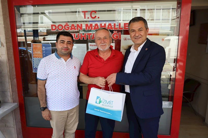 İZMİT BELEDİYESİ KURUÇEŞME’DE MUHTARLARLA BULUŞTU
