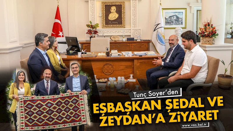 Tunç Soyer’den Eşbaşkan Şedal ve Zeydan’a ziyaret