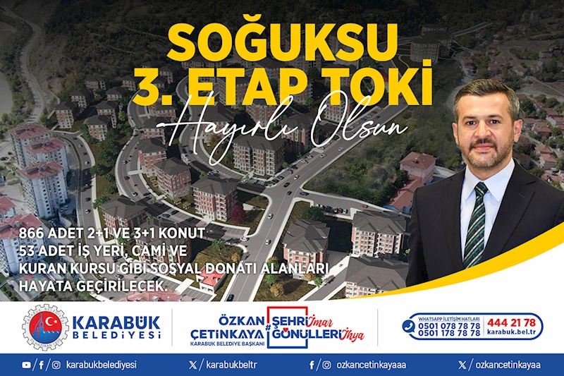 Soğuksu Mahallesi 3. Etap TOKİ İhalesi Yapıldı