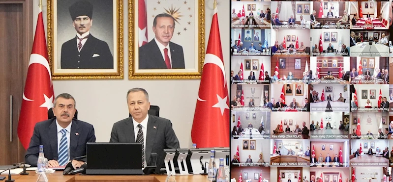 BAKAN TEKİN, YENİ EĞİTİM ÖĞRETİM YILI HAZIRLIKLARI KAPSAMINDA 81 İL VALİSİYLE BULUŞTU