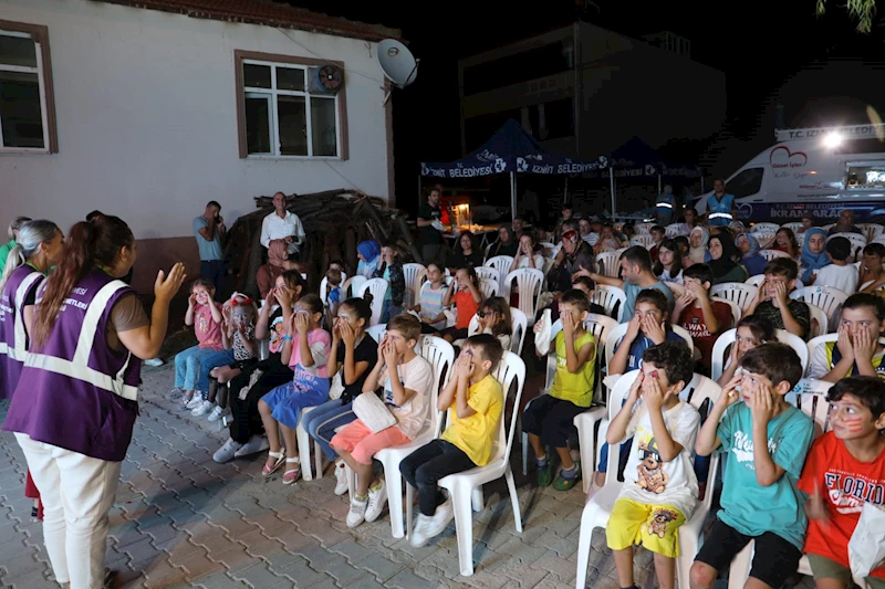 MİNİKLER, ‘ÇOCUK SİNEMA GECELERİ’NDE DOYASIYA EĞLENDİ