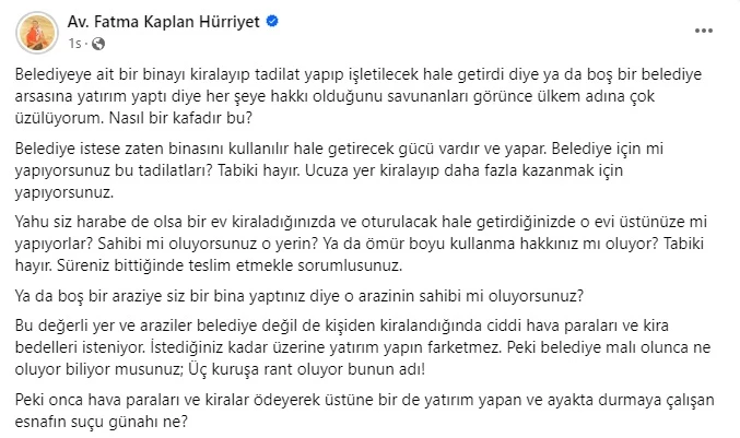 HÜRRİYET’TEN KAMU MALI ÜZERİNDE HAK İDDİA EDENLERE TEPKİ!