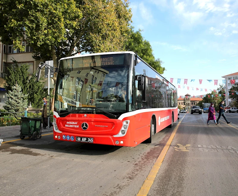 AKSARAY BELEDİYESİNDEN 30 AĞUSTOS ZAFER BAYRAMINDA ÜCRETSİZ ULAŞIM