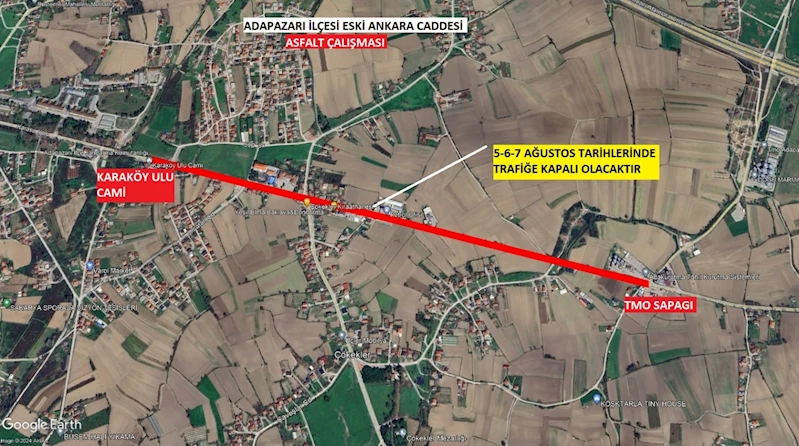 Büyükşehir uyardı: O güzergâh 2 gün trafiğe kapanacak