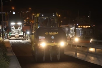 İSMET İNÖNÜ-2 BULVARINDA  GECE ÇALIŞMASI BAŞLIYOR