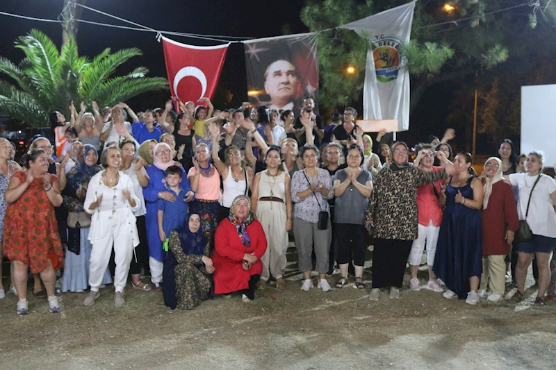 Emekçi kadınlardan Başkan Türkel’e teşekkür