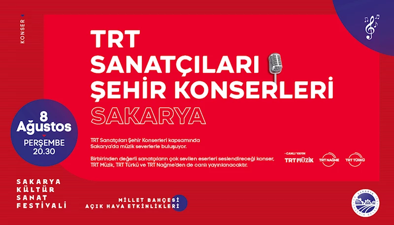 Büyükşehir yaz festivali TRT Şehir Konseri ve hemşehri buluşmalarıyla başlıyor