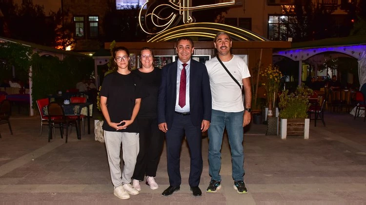 BAŞKANIMIZ, SÜLEYMAN BAYRAM VE AİLESİ İLE MEMLEKET ÜZERİNE SOHBET ETTİ