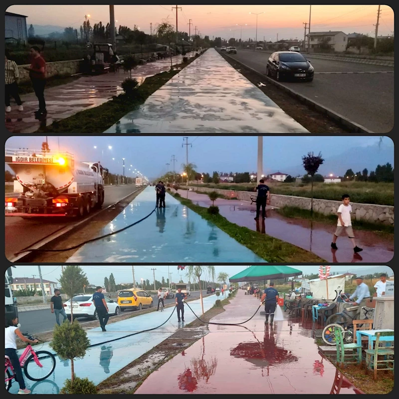 İtfaiye Müdürlüğü ekiplerimizden temizlik çalışması