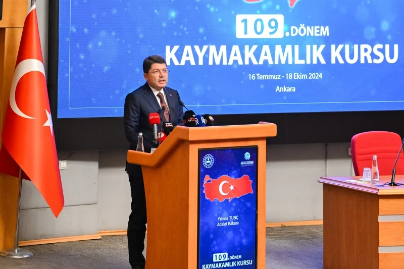 ADALET BAKANI TUNÇ, 109. DÖNEM KAYMAKAMLIK KURSU TECRÜBE PAYLAŞIMI PROGRAMI