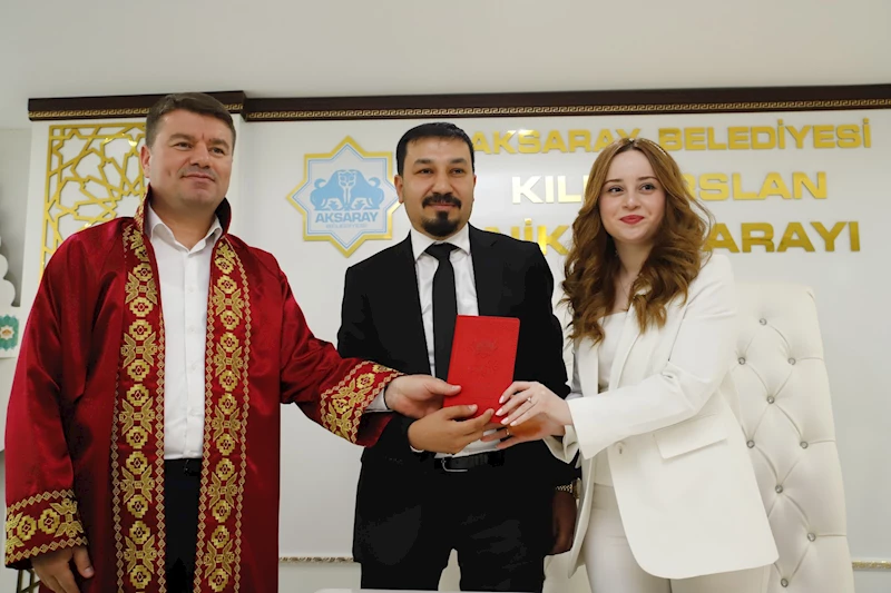 AKSARAY BELEDİYESİ BİN 350 ÇİFTİN NİKAH AKDİNİ GERÇEKLEŞTİRDİ