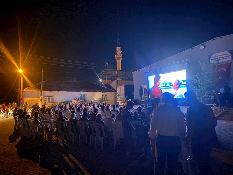 YUNUSEMRE’DE AÇIK HAVA SİNEMA AKŞAMLARI BAŞLADI
