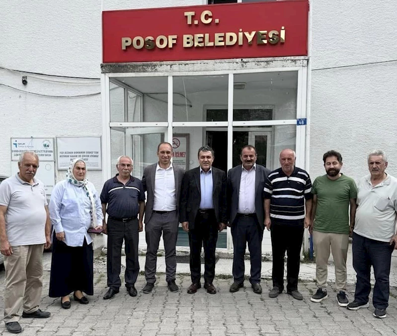 BAŞKAN DEMİR, POSOF BELEDİYE BAŞKANI DEMİRCİ’Yİ ZİYARET ETTİ