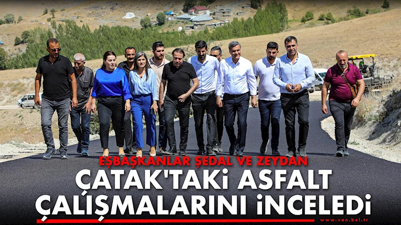 Eşbaşkanlar Zeydan ve Şedal Çatak