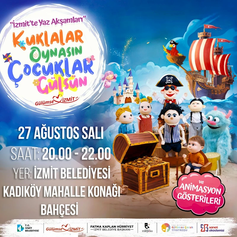 İZMİT YAZ AKŞAMLARINDA ÇOCUKLAR GÜLÜMSEYE DEVAM EDİYOR