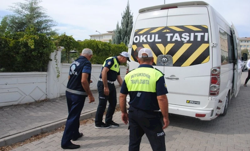 Büyükşehir Zabıta’dan Okul Servislerine Yönelik Denetim