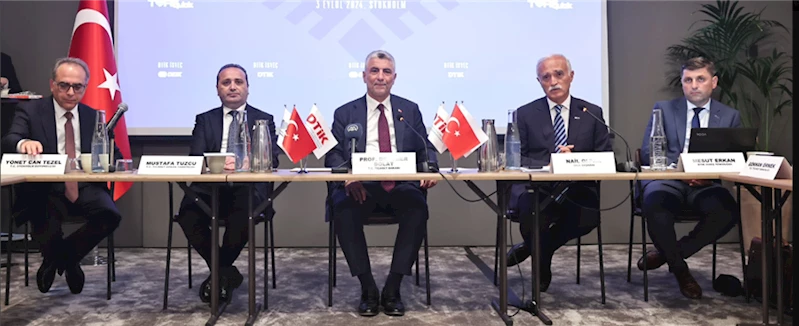 Ticaret Bakanı Ömer Bolat, İsveç’te iş dünyası temsilcileriyle buluştu