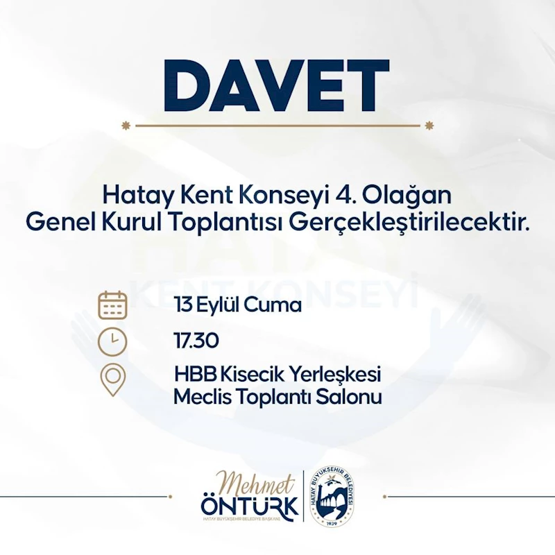 HATAY KENT KONSEYİ 13 EYLÜL