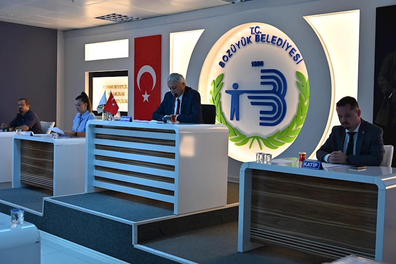 -BOZÜYÜK BELEDİYE MECLİSİ EYLÜL AYI TOPLANTISININ İKİNCİ BİRLEŞİMİ YAPILDI