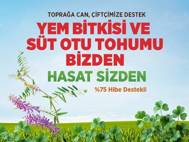Büyükşehir’den hayvan üreticilerine yem bitkisi tohumu desteği
