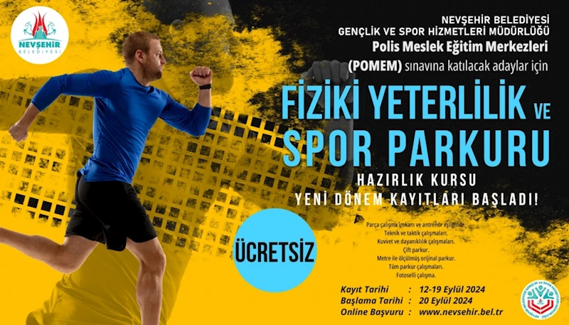 Pomem Sınavlarına Hazırlanan Gençler İçin ‘Fiziki Yeterlilik Ve Spor Parkuru’ Kursu