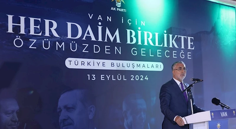 Bakan Işıkhan, Van’da Türkiye Buluşmaları Programına Katıldı